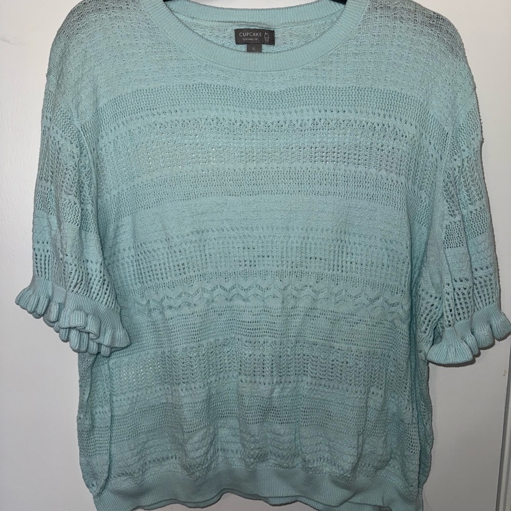 Cupcake Women's Blue Knit Top